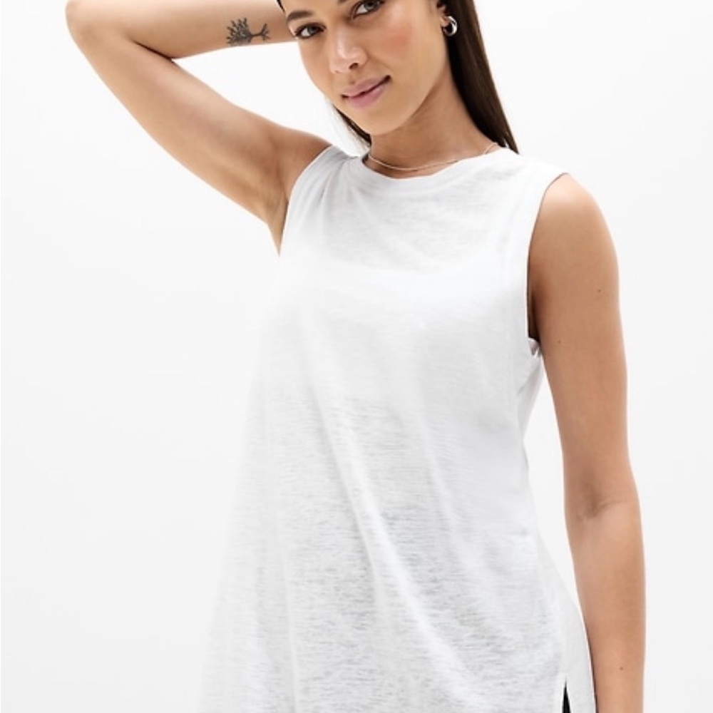 Athleta White Tank Top